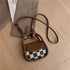 Plaid accessories bag mini children's small bag foreign style crossbody bag